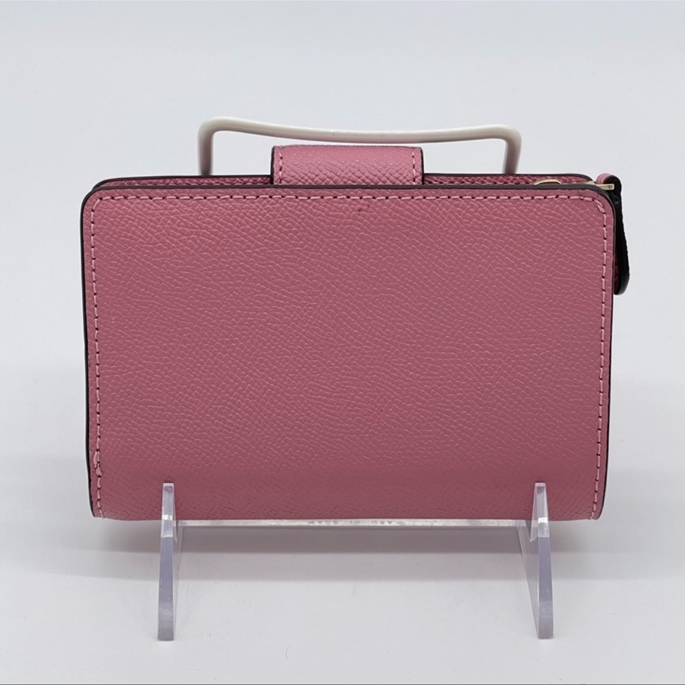Coach Medium Corner Zip Wallet Leather Pink - Picture 4 of 10